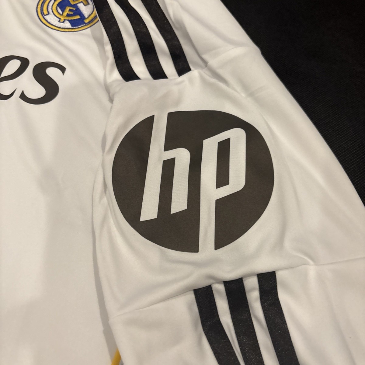 Adidas Real Madrid 2XL 25/26 Long Sleeve White Home Jersey JN8884