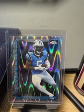 2025 Topps Chrome Rico Dowdle RayWave Refractor #43 Panthers