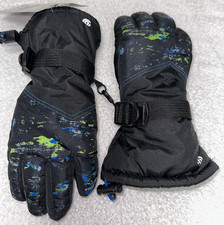 NWT Unisex Premium Ski Gloves - C9 Champion Black With Specks Of Color 4/7