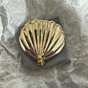 VTG Oneida Silver Compact/Mirror/Bag Golden Rose / Wm. A. Rogers