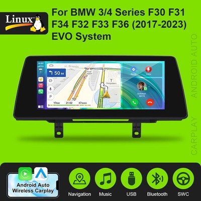Für BMW F30 F31 F32 F33 F34 F36 10.25'' Linux Autoradio EVO CarPlay 2017-2023