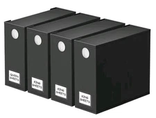 Spaceaid 4 Pack Bed Sheet Organizers and Storage, Foldable Sheet Organizer for L