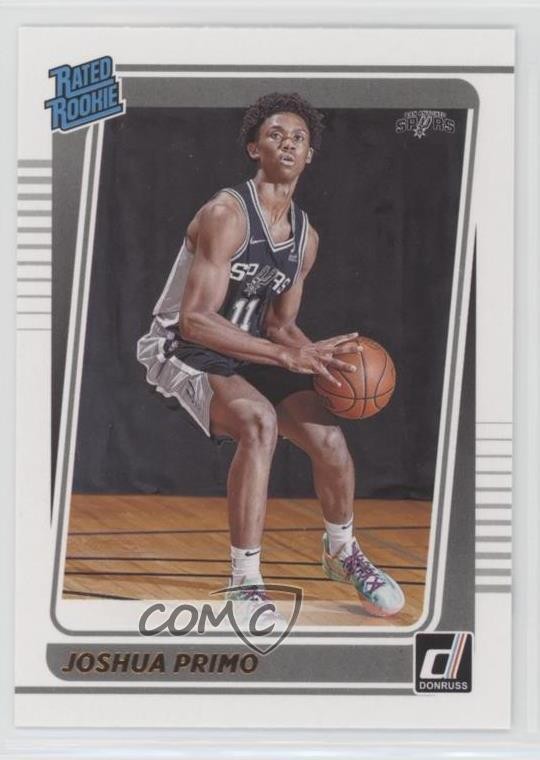 2021-22 Panini Donruss Rated Rookie Joshua Primo #212 0o6v
