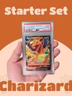 PSA 10 JAPANESE POKEMON  CHARIZARD V HOLO VMAX STARTER SET #001