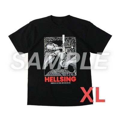 M17h Hirano Kota Hellsing Arkard TShirt Black XL with Sticker Unused from JP