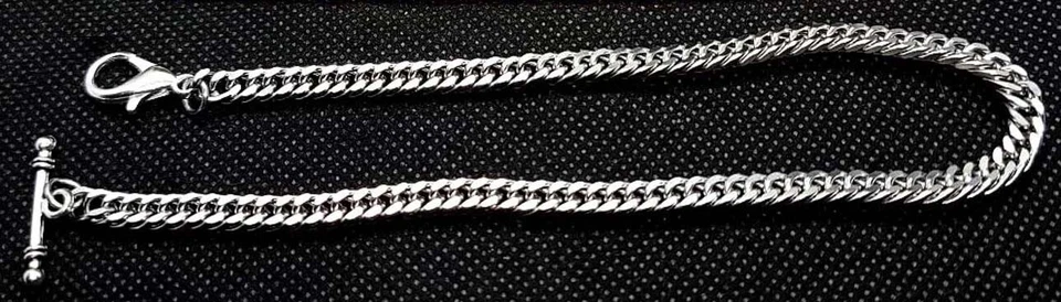 Very Strong Stainless Steel Pocket Watch Chain - Image 2 of 2