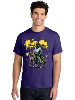 Cockroach-Humanoid Mens Graphic Tee, 100% Cotton, Casual Summer Wear