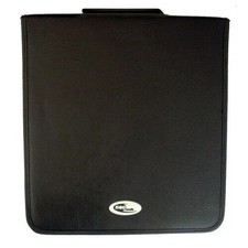 Neo Media 500 Capacity Faux Leather CD/DVD Storage Case with Ring Binder