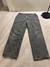 Vintage Carhartt B11 MOS Carpenter Pants Size 38x32 Faded Green Workwear