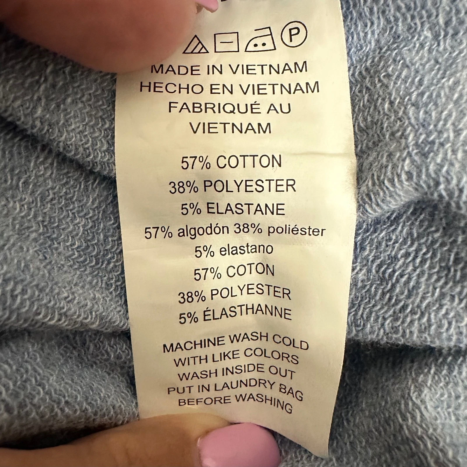 Felpa con cappuccio Michael Kors pullover con coulisse top leggero blu taglia L