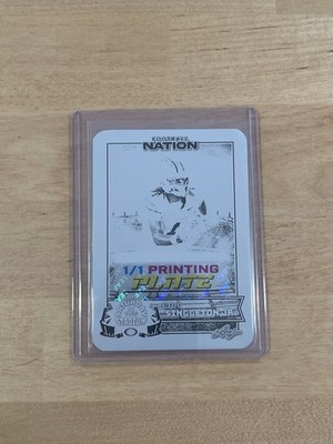 Eric Singleton Jr 2025 Leaf Football Nation 1/1 Printing Plate