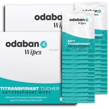 2x odaban  Antitranspirant Tücher, 16 Stück...
