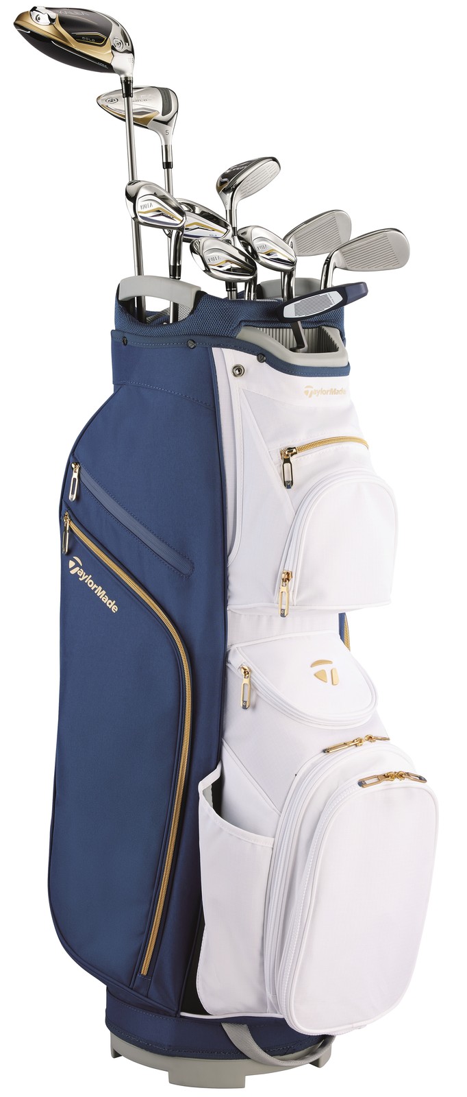 Women TaylorMade Kalea Gold Cart Blue/White Complete Set Club Set Graphite New