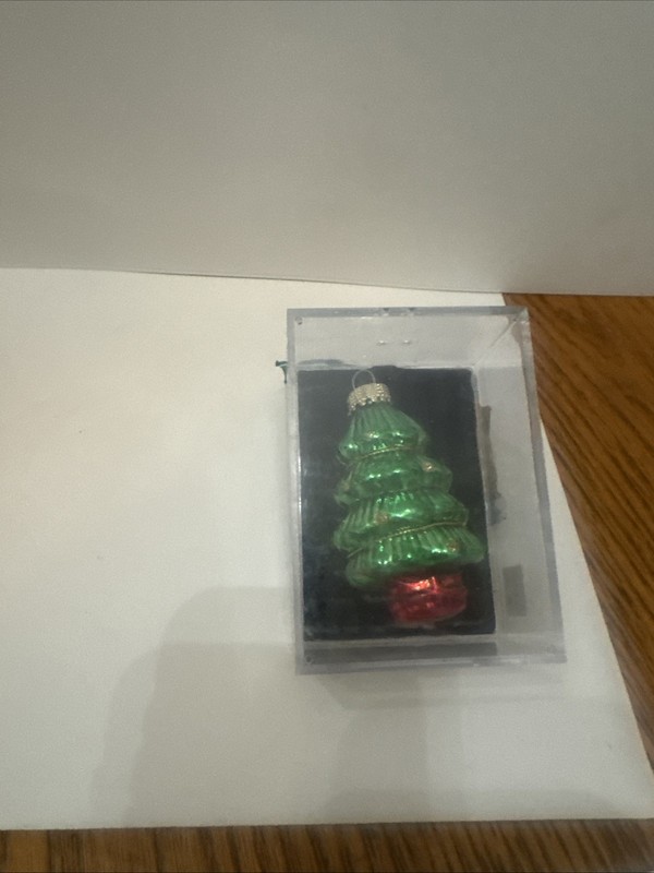 Vintage Blown Glass Christmas Ornament 