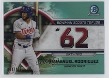 2023 Bowman Scouts Top 100 Aqua Refractor 1/125 Emmanuel Rodriguez #BTP-62 0c6