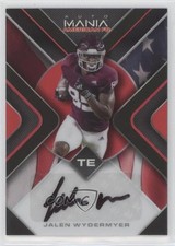 2022 Wild Card Mania American Football Triangle /25 Jalen Wydermyer Auto 0s55