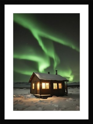 Epic Northern Lights Framed Wall Art Poster Canvas Print Picture