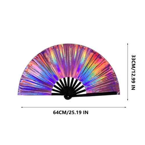 Boots On The Ground Fan Large Folding Hand Fan Clap Fans For Line Dancing - Picture 23 of 69