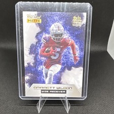 Wild Card 2022 MATTE Garrett Wilson #RH-11 Ohio State Rookie Heat Football Card. rookie card picture