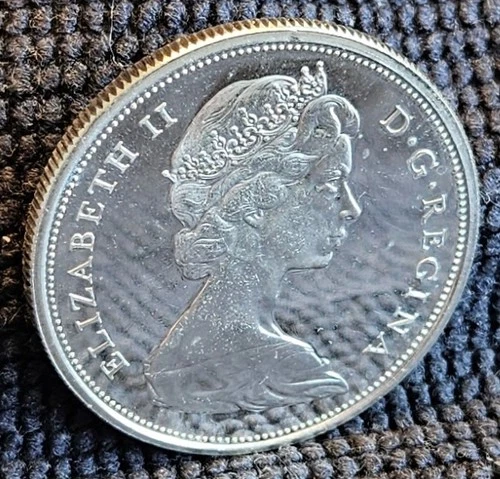 1965 Canada Silver Half Dollar- Fineness .80- PL Condition