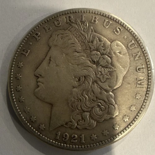 1921 Morgan Silver Dollar $1 Coin Circulated 0.9 Fine Silver US