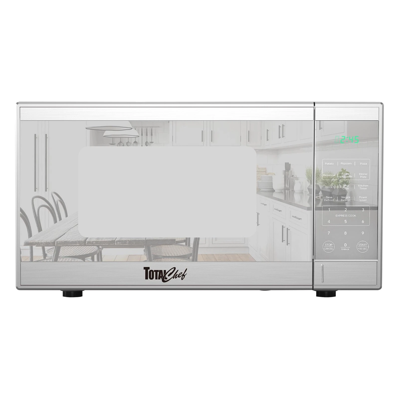 Total Chef 0.9 Cu Ft Microwave Oven – Compact Countertop Kitchen Appliance, - m