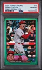 2023 Topps Chrome Shohei Ohtani #17 Green Refractor /99 PSA 10 GEM MINT DODGERS