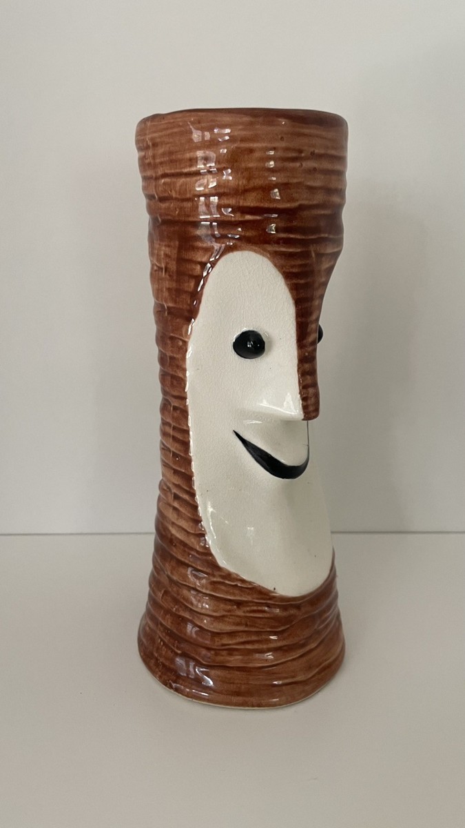 Vintage TIKI BOB'S San Francisco Tiki Mug - Japan - Yellow Lei Cup