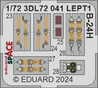 MW22 Eduard 3DL72041 B-24H Space 1/72 3D Decal For Airfix