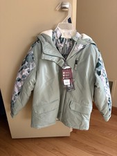 Swiss Tech Performance Gear Kids Jacket Size 4/5 Green 3 In 1 Jacket NWT