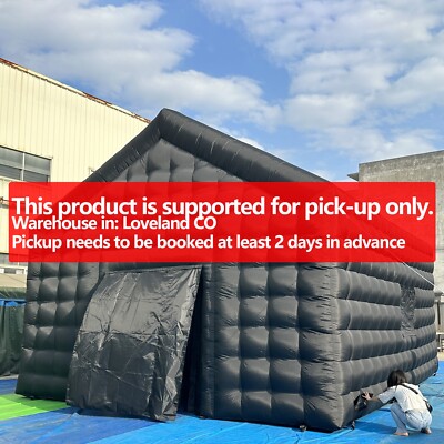 Used 26.64ft Inflatable Nightclub House Disco Light Nightclub Tent SELF-PICKUP