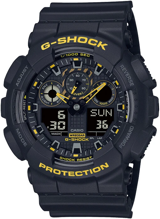 G SHOCK Caution Yellow Caution Yellow Series GA 100CY 1AJF g2310