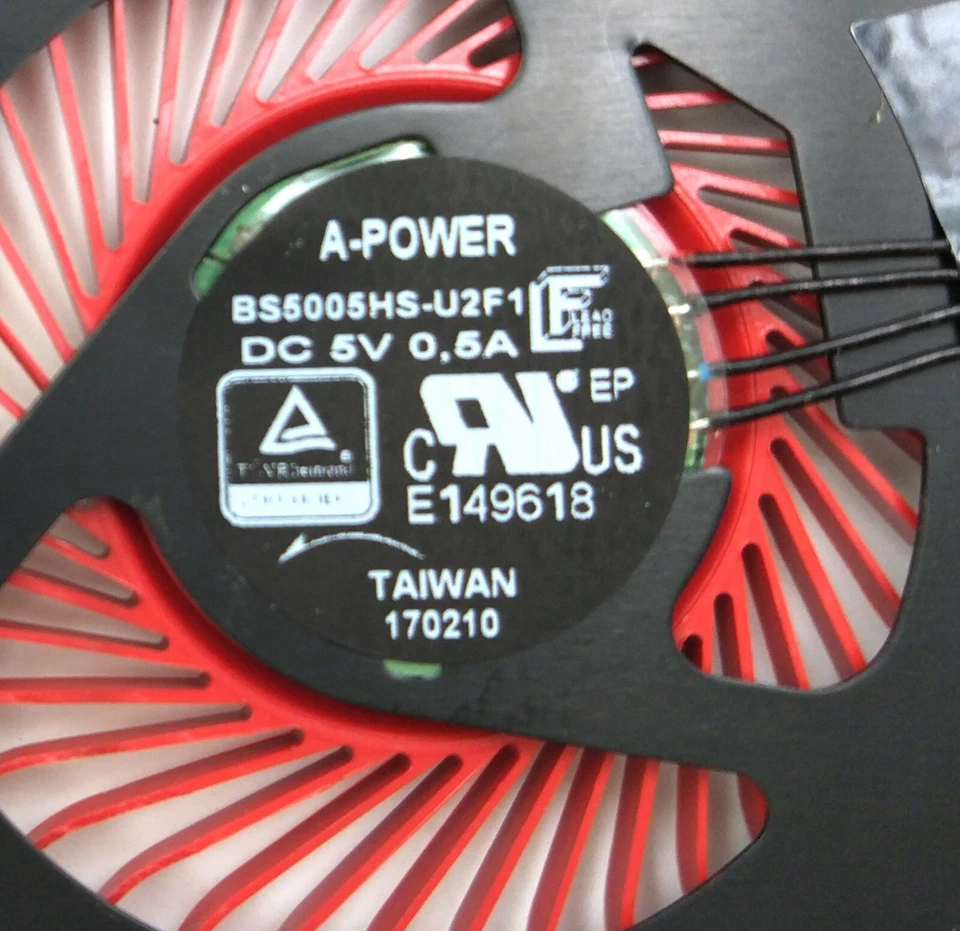 New MSI GS63VR GS73VR 7RF 7RG GS63 GS73 7RD 7RE 8RE 8RD 8RF Stealth Pro CPU FAN - Image 4 of 4