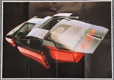 Ford Probe V concept car poster. Classic Cars Collectors Club