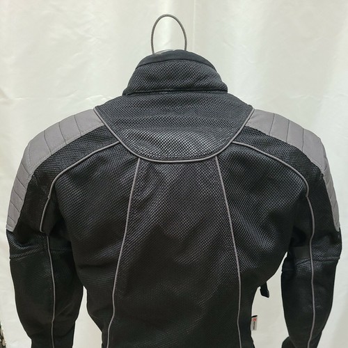 Himalaya Motor Bike Wear Mens Motorcycle Jacket Size Small Black Night Vision - Picture 6 of 11
