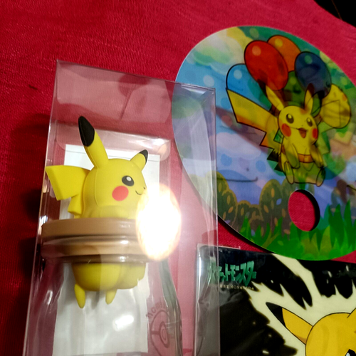 Pokemon underlay 1998 sitajiki PVC Figure Bottle Pikachu paper Set of 4 - Picture 2 of 24