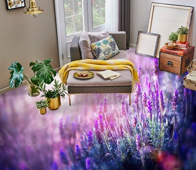 3D Lavender 3605NA Floor WallPaper Murals Wall Print 5D AJ WALLPAPER AU Fay