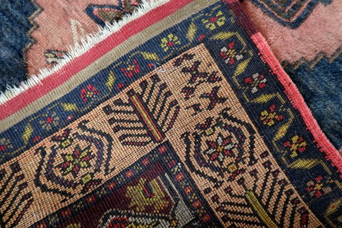 Alfombra turca anatolia vintage hecha a mano 3,7' x 5,6' (113 cm x 173 cm), años 70 - 1C10 - Imagen 10 de 11