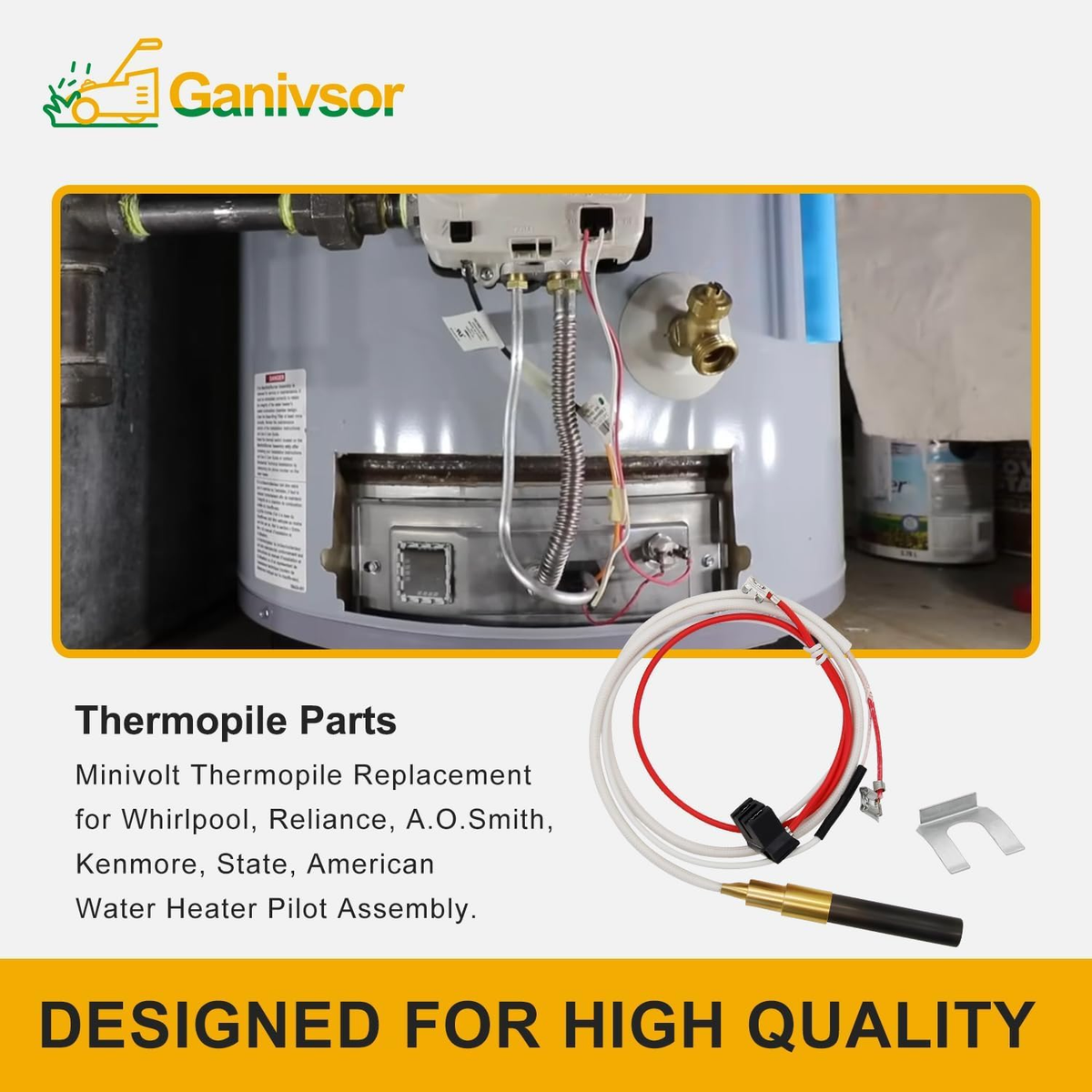 pilot light thermopile voltage low repair