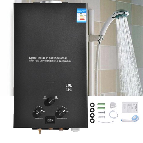 10L Instant LPG Portable Propane Gas Hot Water Portable Camping Shower