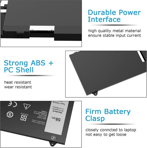 Laptop Battery for Dell Latitude 7530 7430 7330 5530 Latitude5530 2-in-1/7330 2 - Picture 7 of 7