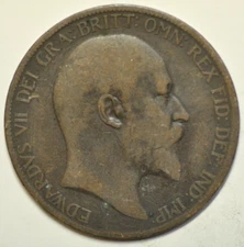 mw25319 Great Britain; Penny 1902  Edward VII   KM#794.2