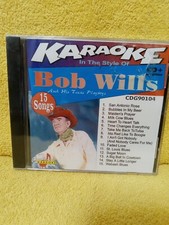 KARAOKE - Pro Artist: BOB WILLS - CD  G - Enhanced Karaoke - RARE New Sealed