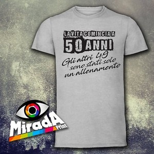 maglietta per 50 anni