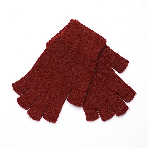 Nuevos Guantes de Lana de Cachemira Pura Hombre Mujer Medio Dedo Guantes Sin Dedos Mitones - Imagen 21 de 29