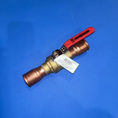 Jones Stephens B67254 1-1/2" Full Port Brass Ball Valve - Brass - Picture 1 of 5