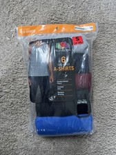 Fruit Of The Loom Men's Tag-Free 100 Cotton Tank Tag Less Shirt Size Small NWT