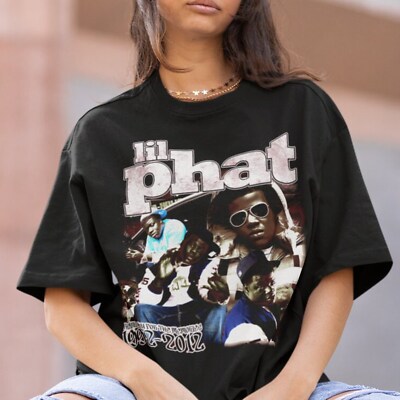 Lil Phat Hiphop TShirt  Lil Phat Sweatshirt Vintage  Lil Phat RnB Rapper  Lil Ph