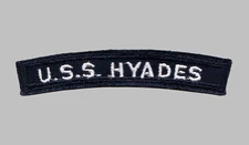 US Navy AF-28 USS Hyades Stores Ship UIM Shoulder Rocker Tab