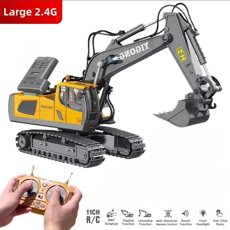 Escabadora Excavadora De Juguete A Control Remoto Para Niños Regalo - Image 3 of 4